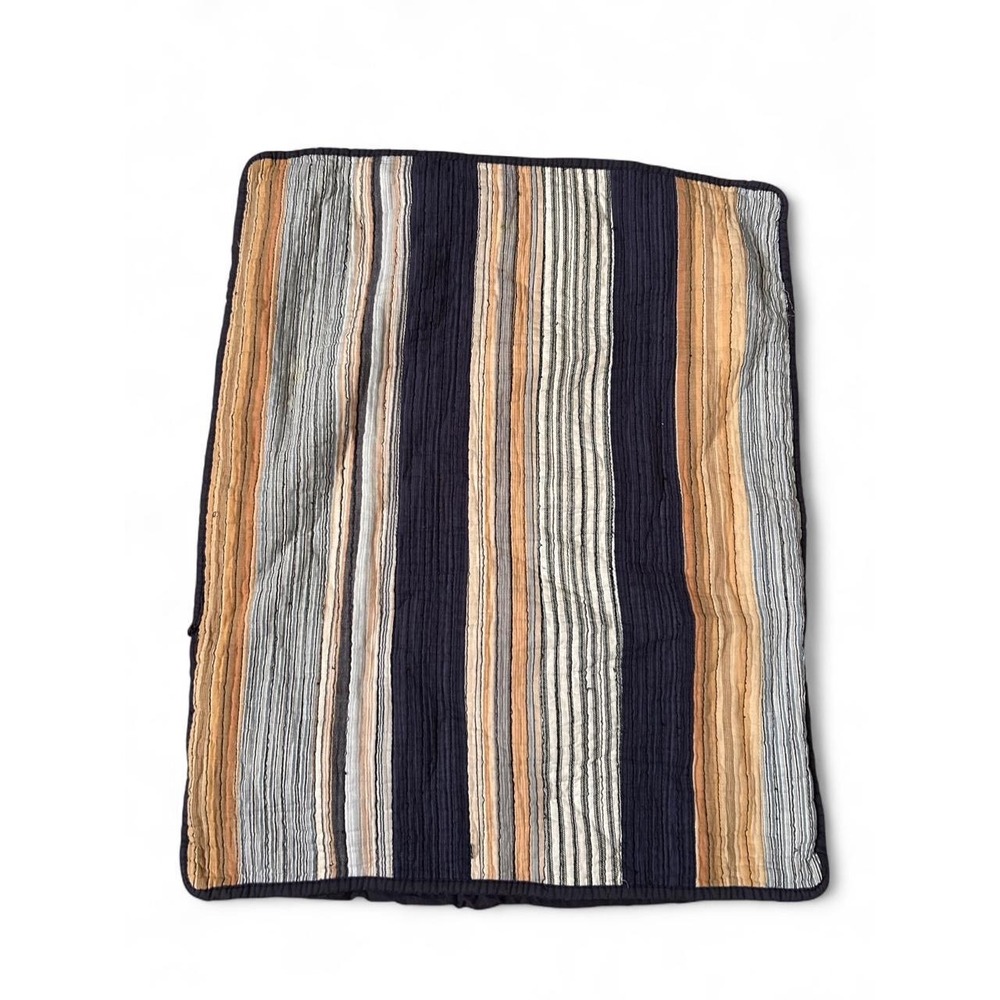 Pillow Sham Striped Quilted Cotton Martha Stewart Discontinued Coastal Cottage